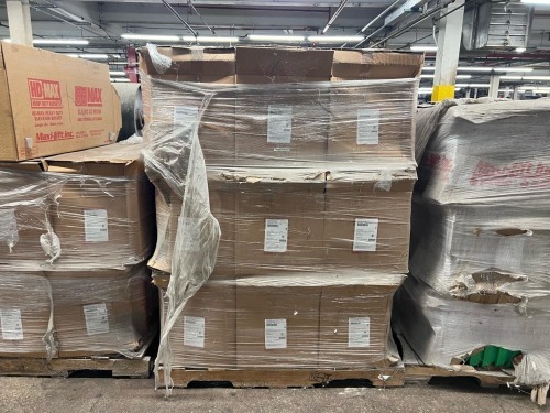 Pallet of HD-MAX Heavy Duty Elevator Buckets &ndash; Maxi-Lift Tiger-Tuff Poly Buckets (18x10, 4/3 Hole Pattern)