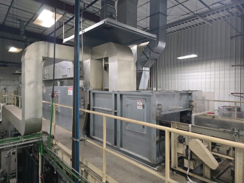 44'x5'x5' Paint Curing Gas Oven