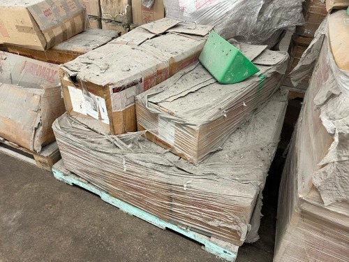 Pallet of Maxi-Lift Tiger-Tuff Elevator Buckets | Assorted Lot: 18x10, 12x7 | Poly, Nylon, Urethane