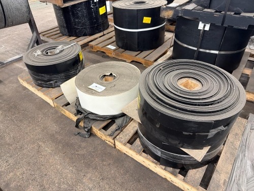 (4) Rolls of industrial conveyor belting