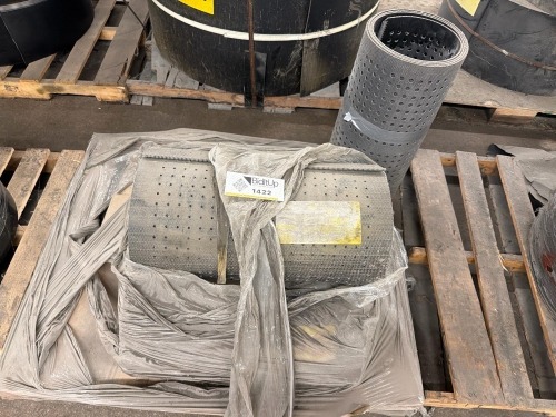 Pallet of Industrial conveyor belts