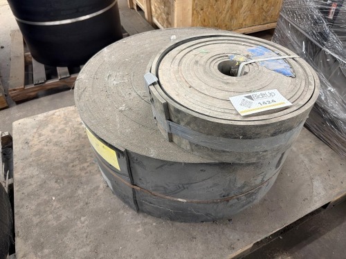 Roll of industrial conveyor belting