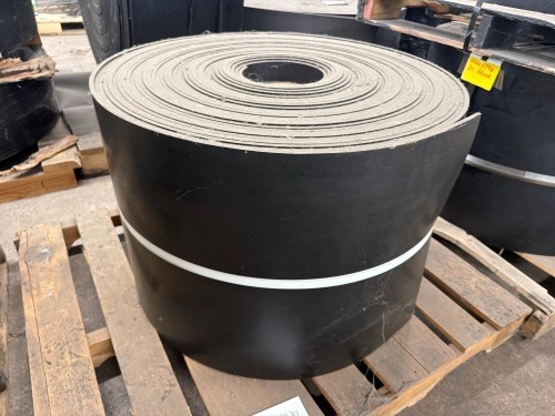 Roll of industrial conveyor belting