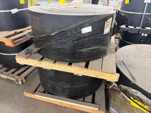 (2) Rolls of industrial conveyor belting