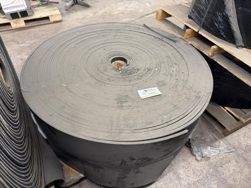 Roll of industrial conveyor belting