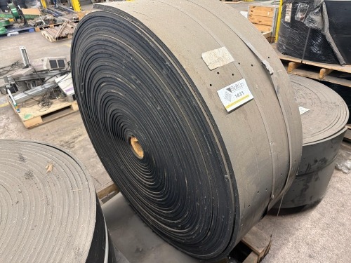 Roll of industrial conveyor belting