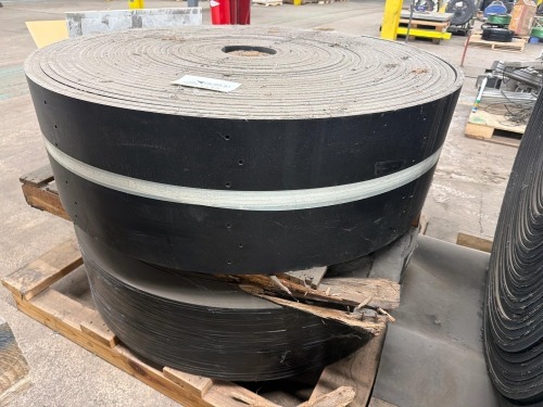 (2) Rolls of industrial conveyor belting