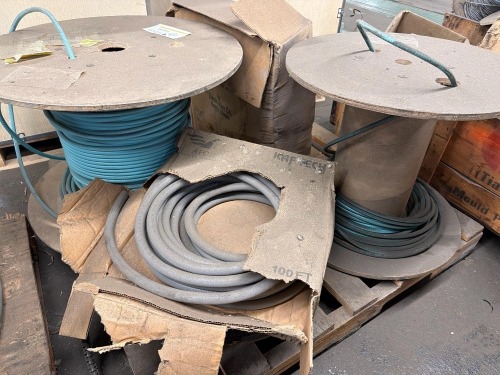 Pallet of Industrial fiber optic cables
