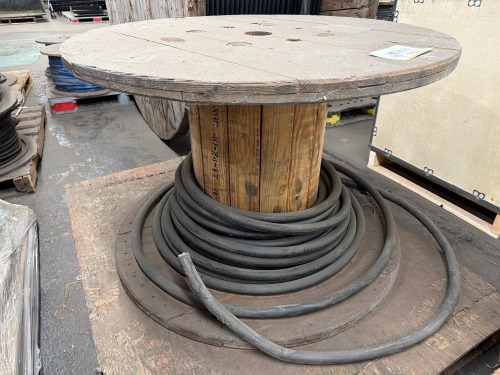 Spool of heavy-duty electrical power cable