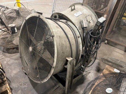 (2) Dayton Industrial Air Cannon fans