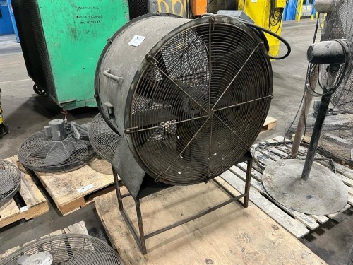 Dayton 30&rdquo; Industrial Axial Fan Model 2ATC7 on Stand with Control Box