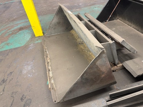 Skid steer bucket attachment