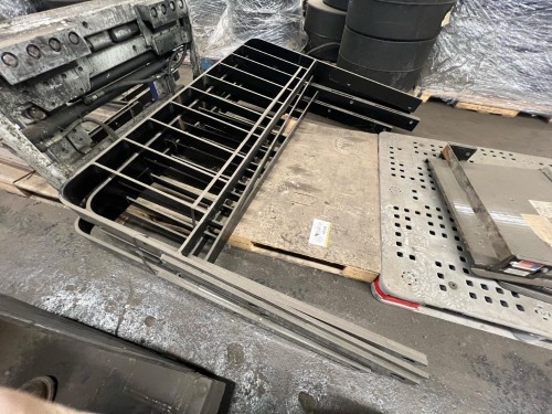 (4) Steel Forklift Load Backrest Extensions / Load Guards