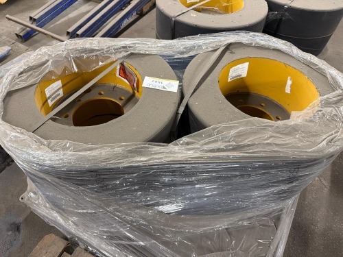 (4) Forklift tires