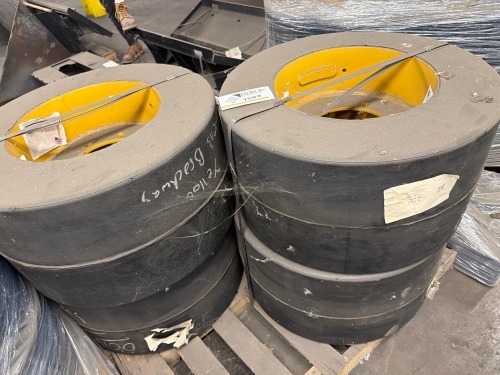 (4) Forklift tires