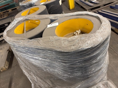 (4) Forklift tires