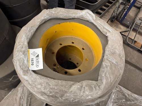 (2) Forklift tires