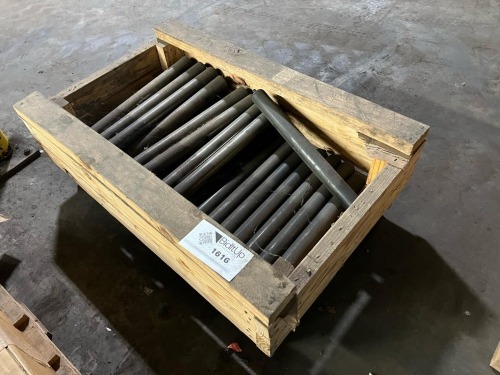 Bulk Lot Conveyor Rollers &ndash; Steel Rollers with Shaft Ends in Crate