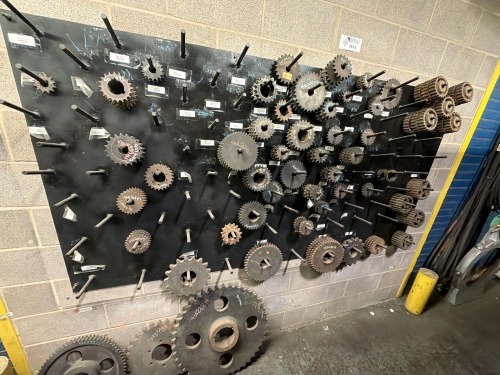 Assortment of industrial sprockets