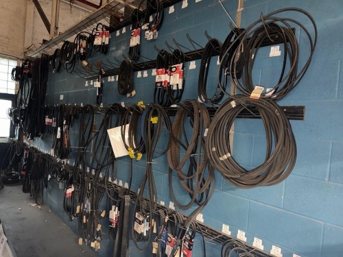 Large assortment of Industrial gear belts