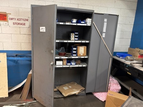 Storage cabinet (contents included)