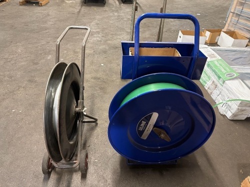Uline Industrial Strapping Cart, & strapping dispenser cart