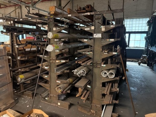 Industrial warehouse storage system (contents included)
