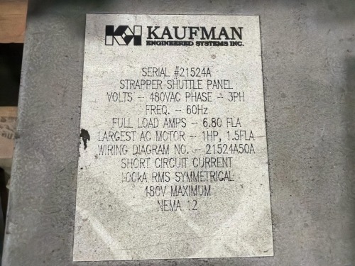 Kaufman Engineered Systems industrial control panel