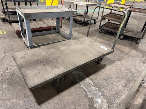 Metal utility cart