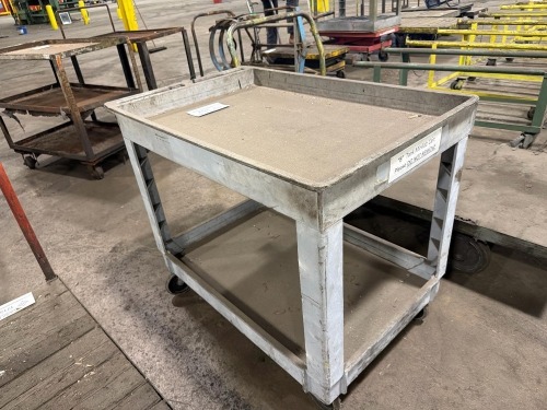 Plastic utility cart