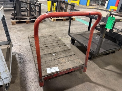 Metal utility cart
