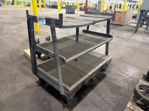 Heavy-duty industrial warehouse cart