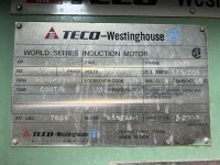 Cooper Turbocompressor Chiller System R1792440-0000 with TECO-Westinghouse 1750 HP Motor Frame 6810 - 14