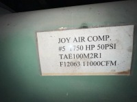 Cooper Turbocompressor Chiller System R1792440-0000 with TECO-Westinghouse 1750 HP Motor Frame 6810 - 19