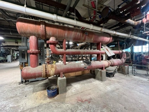 API Basco Heat Exchanger / Industrial Shell & Tube Heat Exchange Assembly with Piping Skid