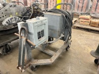 Portable Electrical Distribution Cart with Breaker Panel, Square D Safety Switch and Multi-Outlet Boxes on Casters - 9