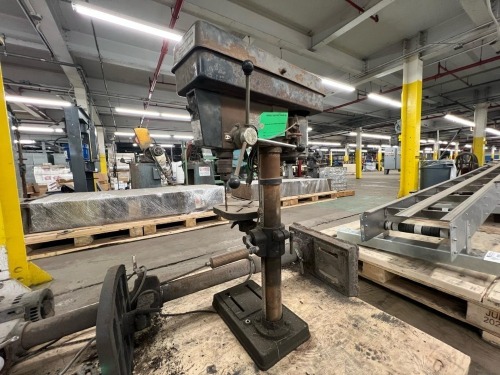 (2) Drill Presses: Dayton 13&rdquo; Drill Press Model 3Z993C and Sears Craftsman 17&rdquo; Drill Press 1/2 HP