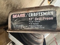 (2) Drill Presses: Dayton 13&rdquo; Drill Press Model 3Z993C and Sears Craftsman 17&rdquo; Drill Press 1/2 HP - 7
