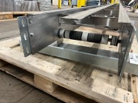 Gravity Roller Conveyor Section with Adjustable Supports and Mounting Brackets - 2
