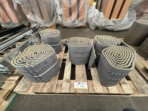 (5) Modular Plastic Conveyor Belts / Tabletop Chain Belting Sections