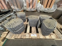 (5) Modular Plastic Conveyor Belts / Tabletop Chain Belting Sections