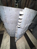 (5) Modular Plastic Conveyor Belts / Tabletop Chain Belting Sections - 4