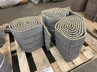 (5) Modular Plastic Conveyor Belts / Tabletop Chain Belting Sections - 6