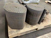 (8) Modular Plastic Conveyor Belts (2 Wide, 6 Narrow) / Tabletop Chain Belting - 4