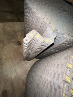 (2) Modular Plastic Conveyor Belts / Tabletop Chain Belting Sections - 3
