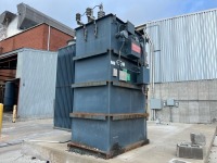 R.E. Uptegraff 1400&ndash;1803 kVA Oil-Filled Power Transformer, 12,470V Primary, Single Phase, Radiator Cooled