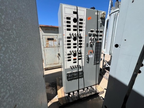 Electrical Control Panel Cabinet with Allen-Bradley Bulletin 700 Relays, Agastat Timers & GE Multilin Overcurrent Protection Relays
