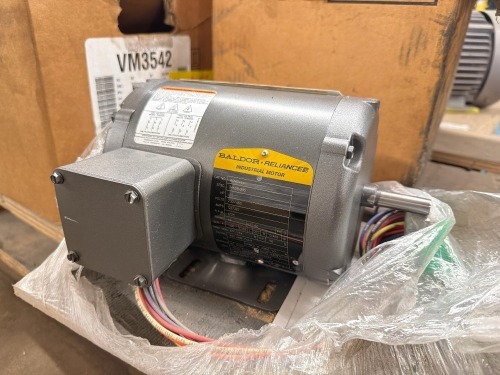 Baldor Reliance industrial electric motor (Appears unused)
