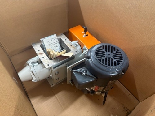 Industrial rotary airlock valve With Browning TEFC (Totally Enclosed Fan Cooled) Industrial Motor