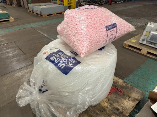 ULINE Bubble wrap & packing peanuts